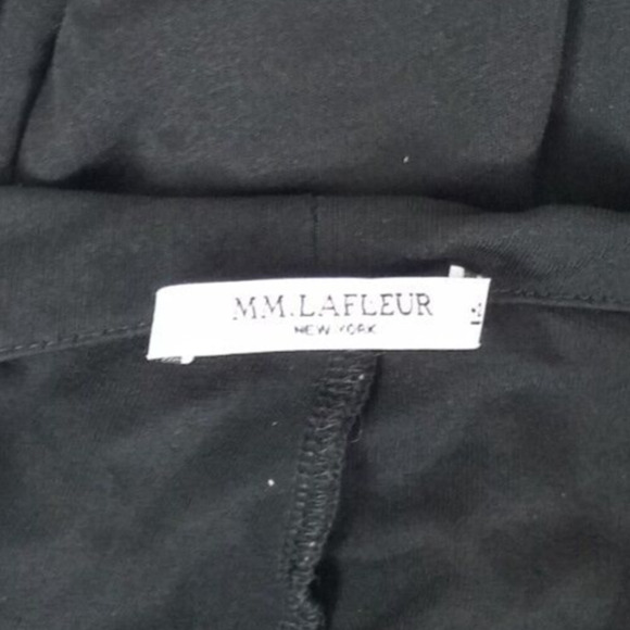 MM Lafleur Women’s Plus Top Size 22 Black Sleeveless V-Neck Stretch Pullover - Picture 4 of 6